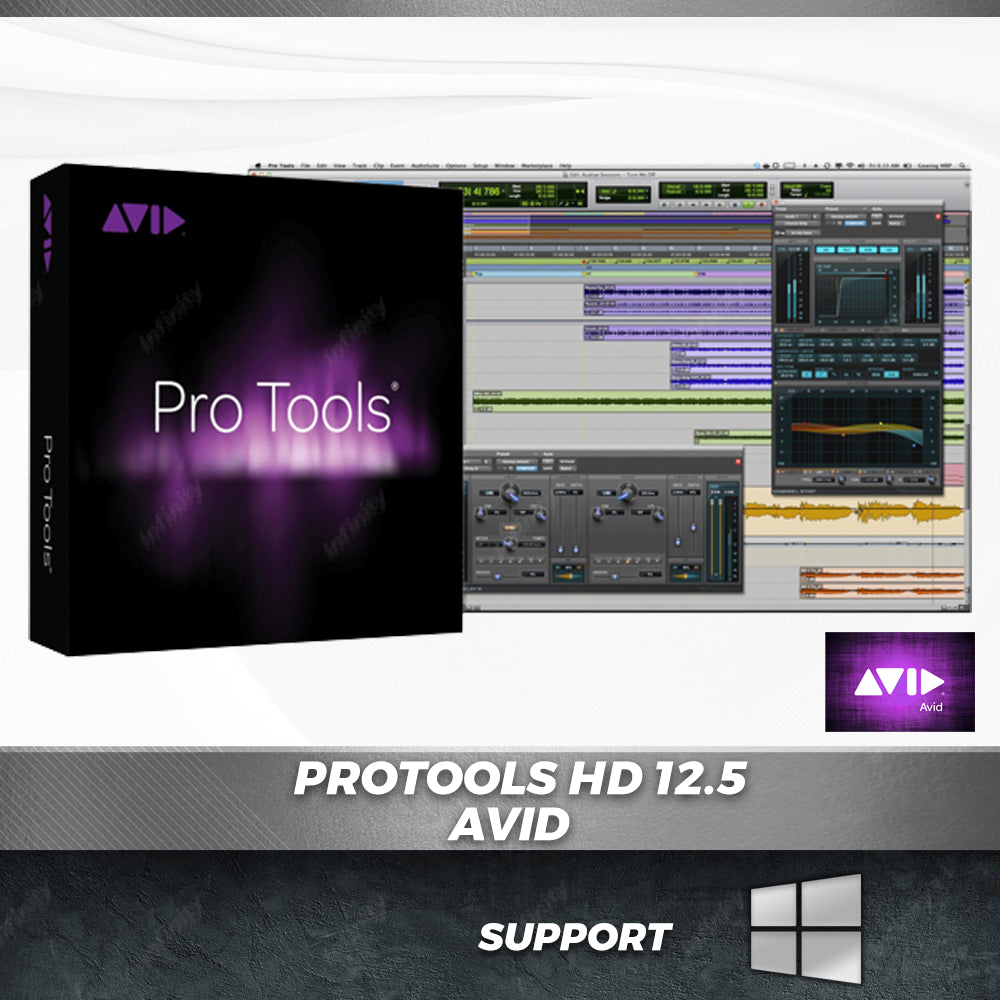 ProTools 12.5  Music Production Software (Windows)
