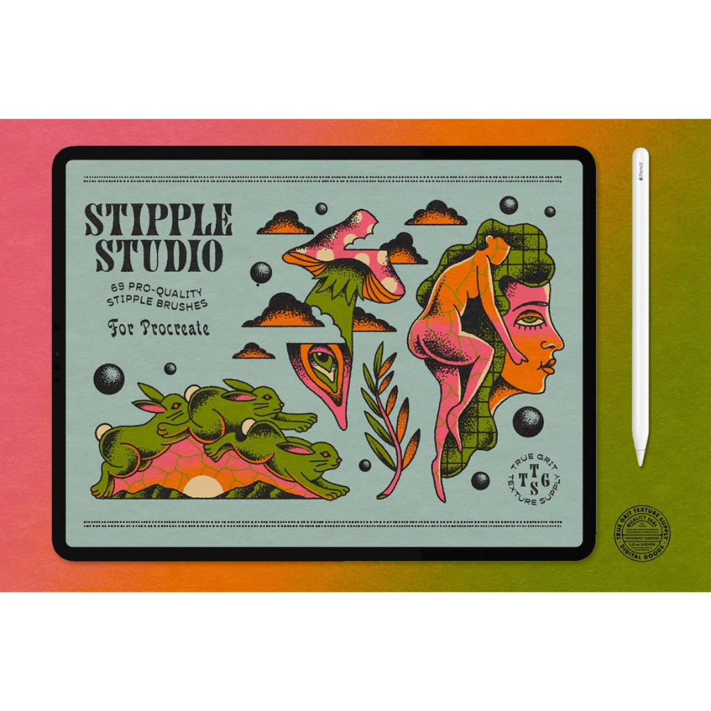 Procreate【T203】Stipple Studio for Procreate