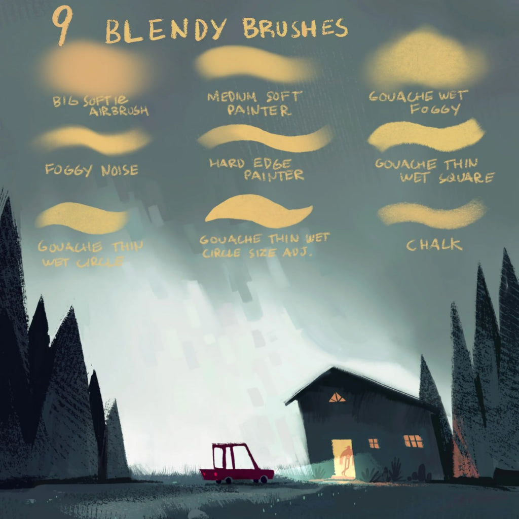 Procreate【T186】 Sketchbook Brushes for Procreate