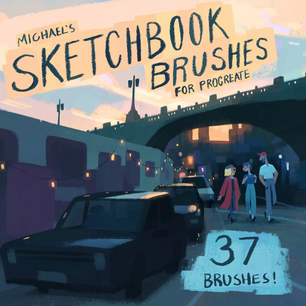 Procreate【T186】 Sketchbook Brushes for Procreate