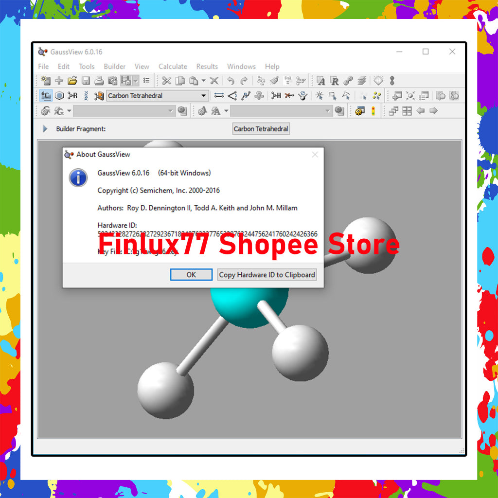 Gaussian 09W v9.5 & GaussView v6.0.16 Lifetime For Windows (64-Bit)