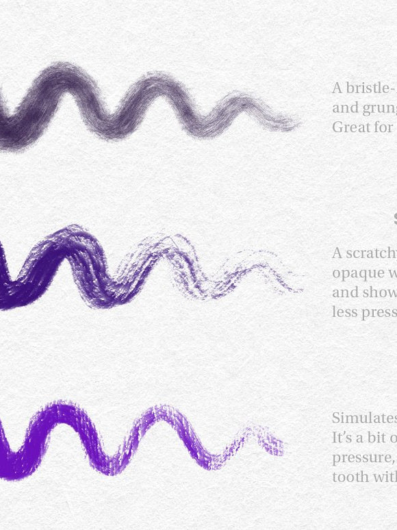 Procreate【T212】 Gouache Set - Procreate Brushes