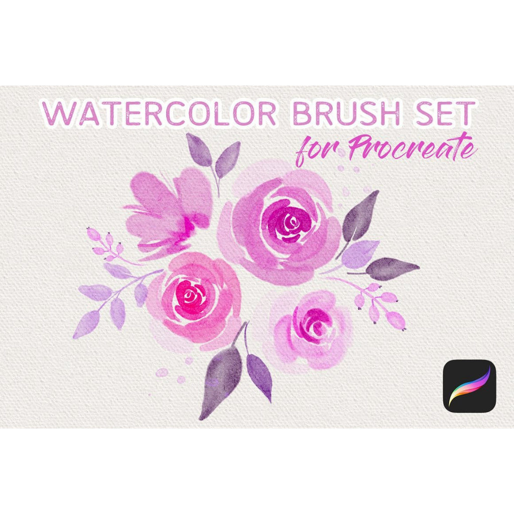 Procreate【T213】 Watercolor Brush Set for Procreate