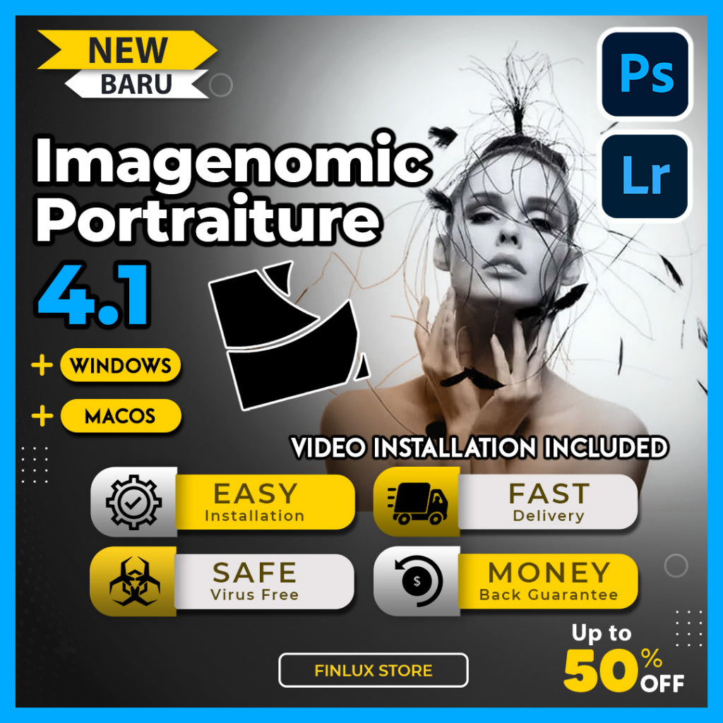 Imagenomic Portraiture v4.1.2 Plugins Ps / Lr Latest Update 2024 Lifetime For Win & McOS