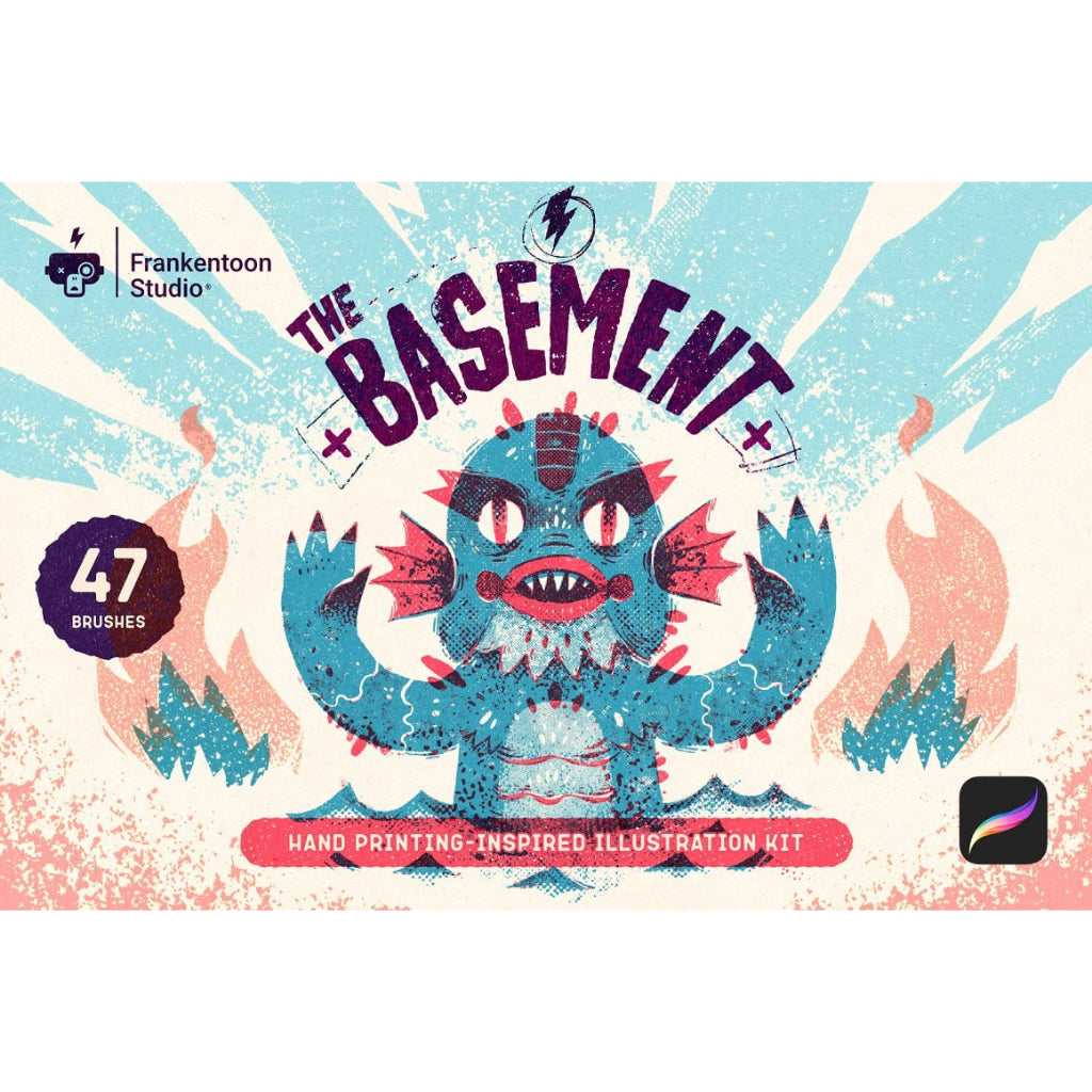 Procreate【T182】 The Basement for Procreate