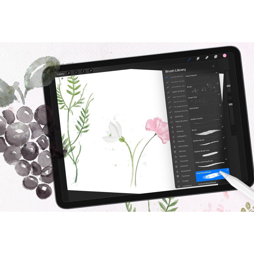 Procreate【T178】 Aquarelle Brushes for Procreate