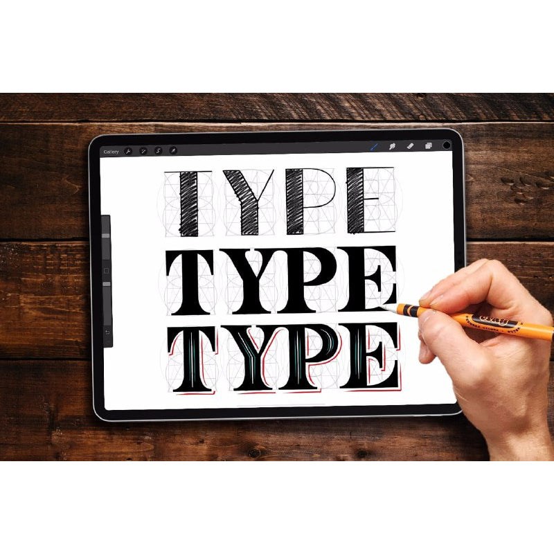 Procreate 【T175】 PHOTOSHOPAdobe IllustratorAffinity DesignerAutodesk SketchbookPro Letter Builder