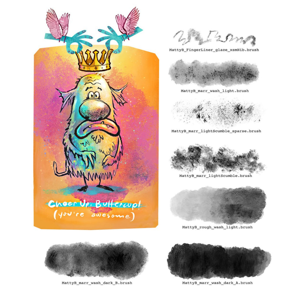 Procreate【T209】 INKDUP - Natural Ink Brushes for Procreate