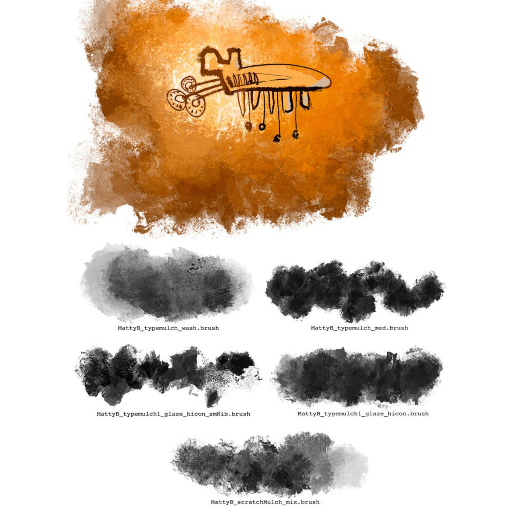 Procreate【T209】 INKDUP - Natural Ink Brushes for Procreate
