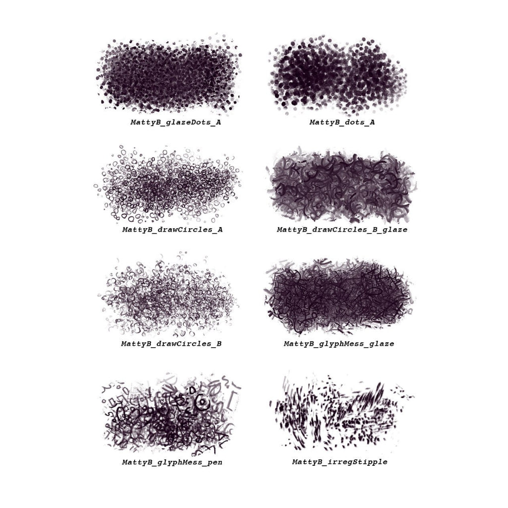 Procreate【T214】 Hatch Effects - Procreate Brushes