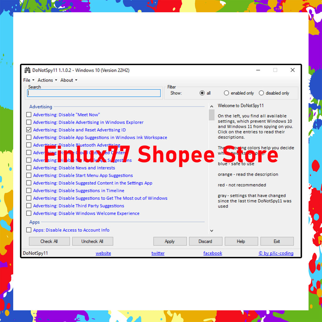 DoNotSpy11 v1.1.0.2 Latest 2023 Lifetime For Windows | Do Not Spy Anti Spyware