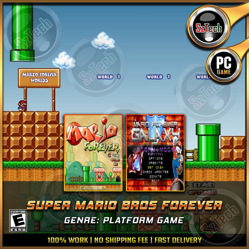 Super Mario Bros Forever [PC\LAPTOP GAME][ DIGITAL DOWNLOAD]Platform gameSuper Mario Bros ForeverMario Galaxy