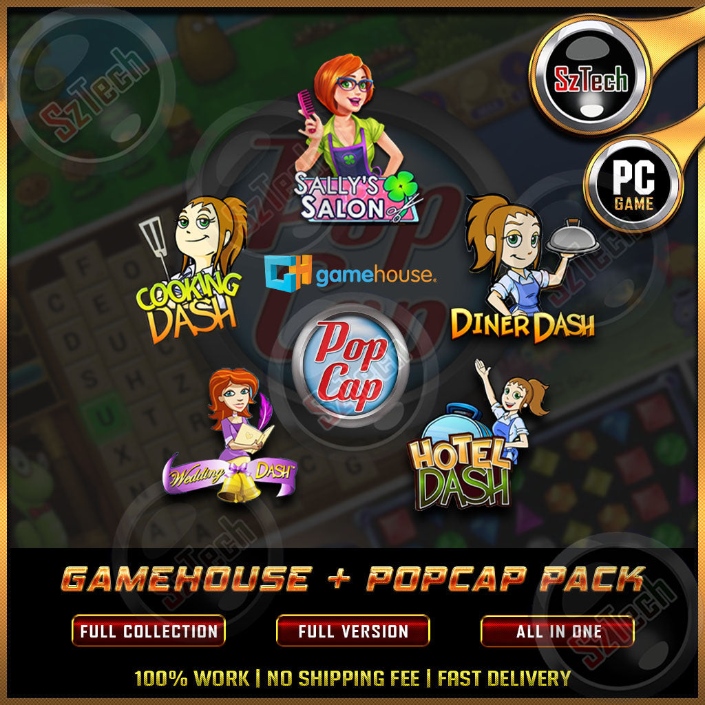 All In One Classic Games[ PC/LAPTOP GAMES] Digital DownloadDiner Dash | Zuma | Feeding Frenzy | Red Alert | NFS |