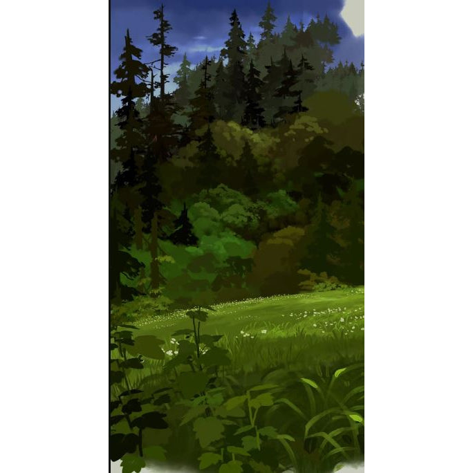 Procreate and PHOTOSHOP【T188】 Foliage & Grass Brushes for Photoshop & Procreate