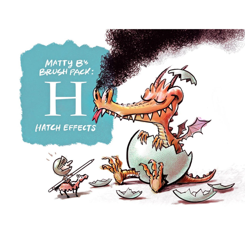 Procreate【T214】 Hatch Effects - Procreate Brushes