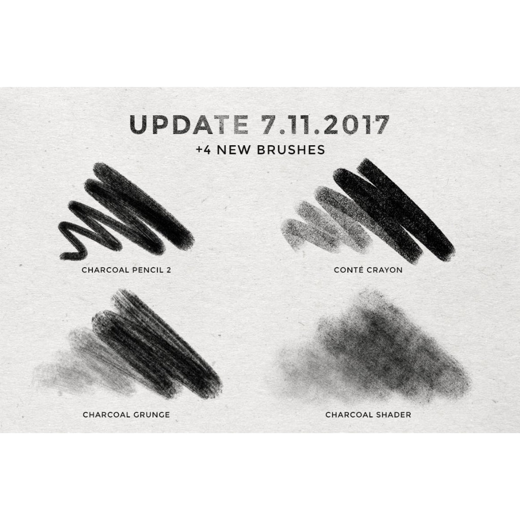 Procreate【T222】 Pencil and Charcoal Procreate Brushes