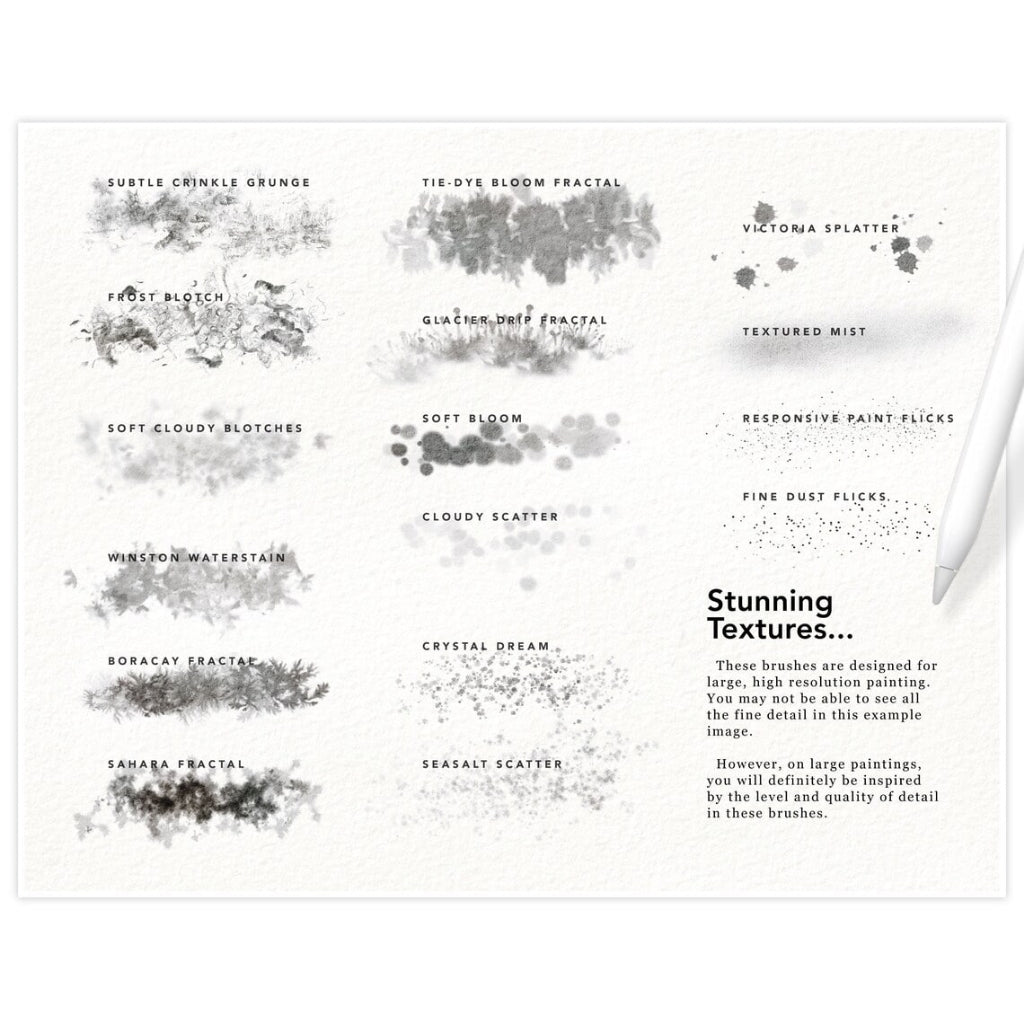 Procreate【T206】 Salted Watercolor Brush Kit for Procreate