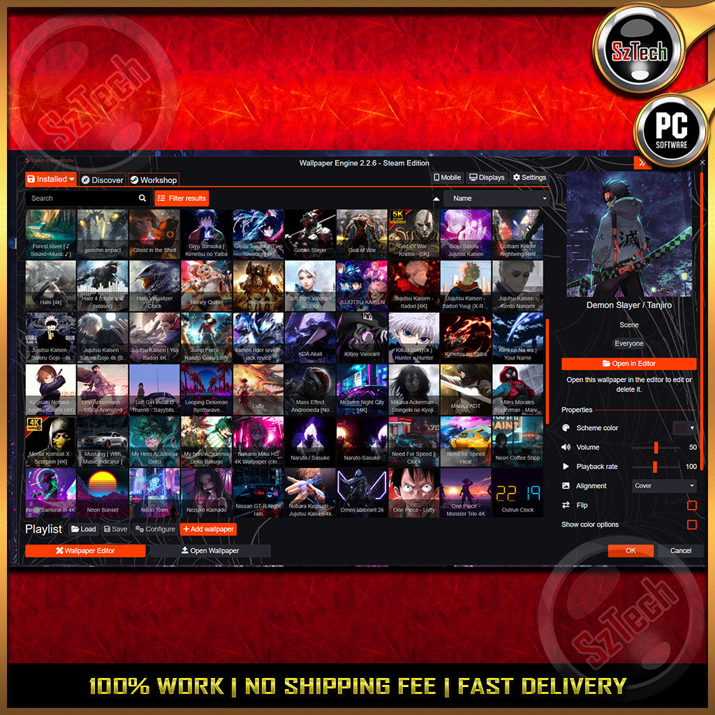 Wallpaper Engine 2.3.26 [2023] | Live WallpapersPC Live WallpapersAnime-Game Wallpaper