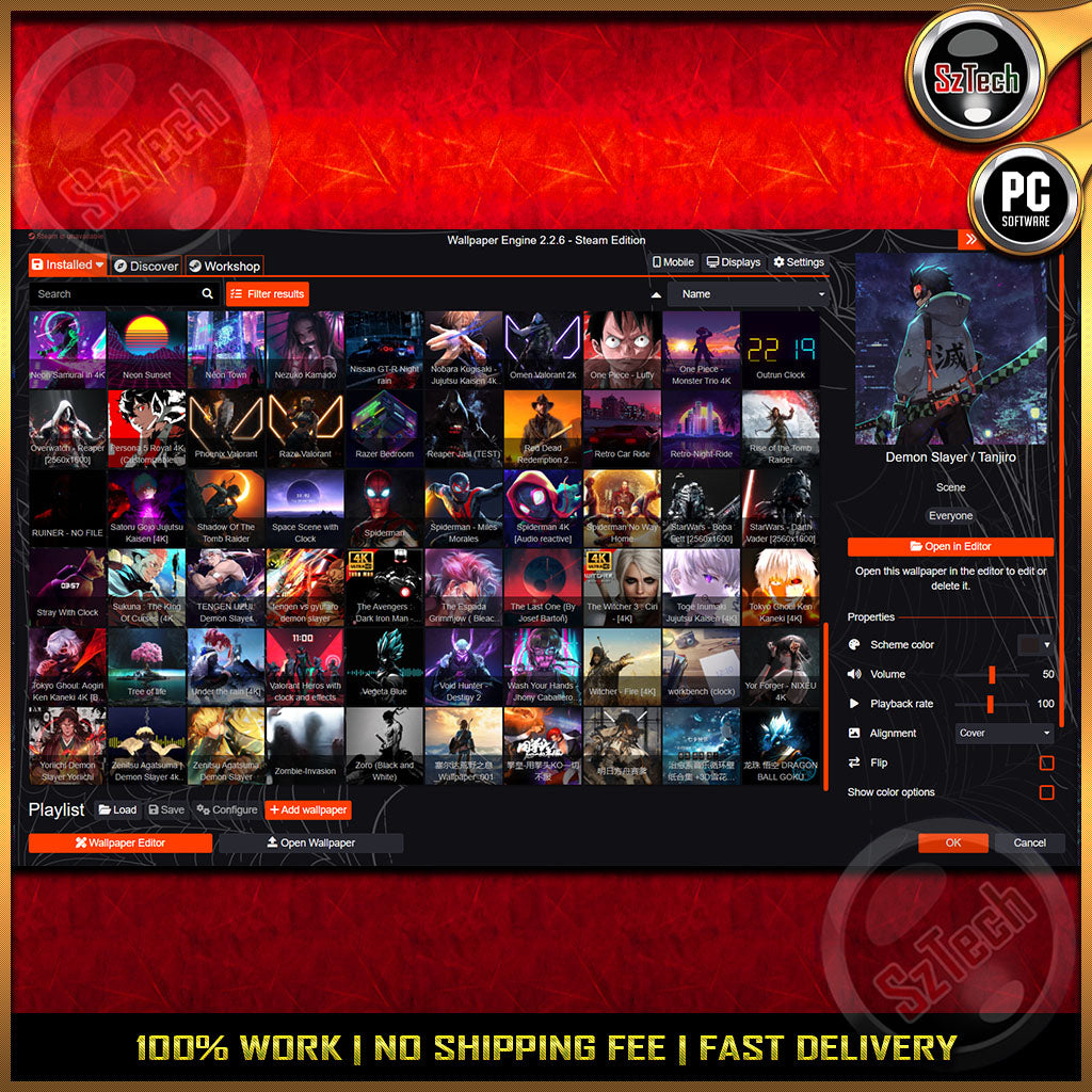 Wallpaper Engine 2.3.26 [2023] | Live WallpapersPC Live WallpapersAnime-Game Wallpaper