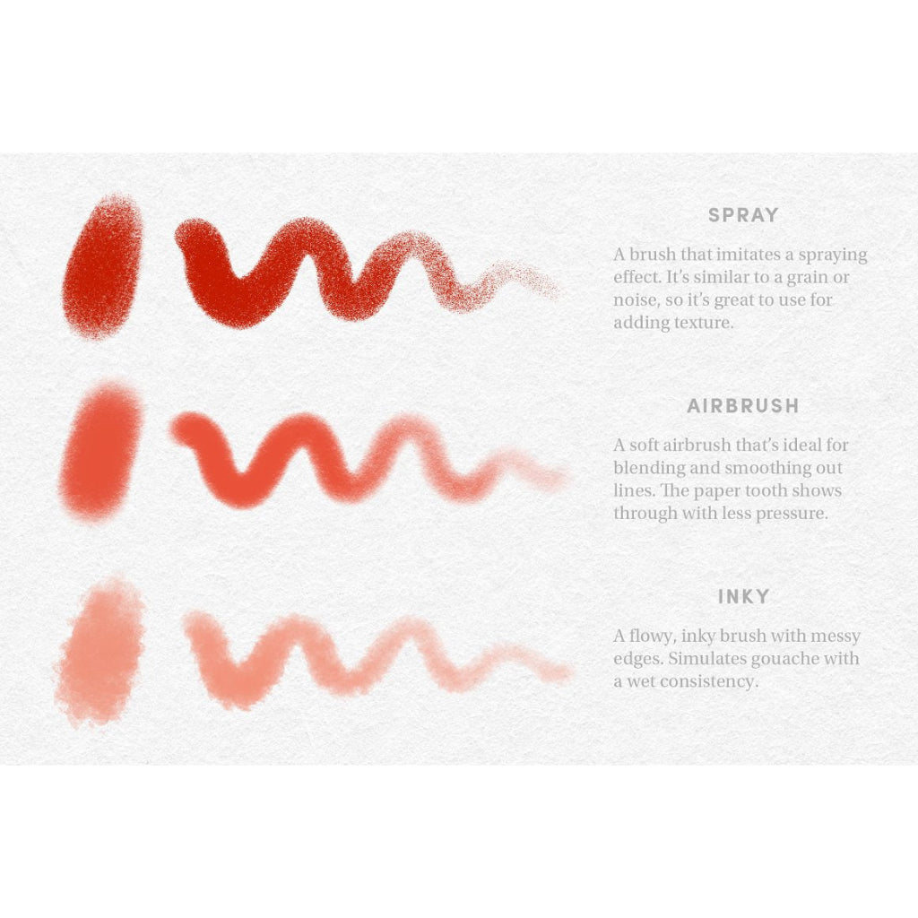 Procreate【T212】 Gouache Set - Procreate Brushes