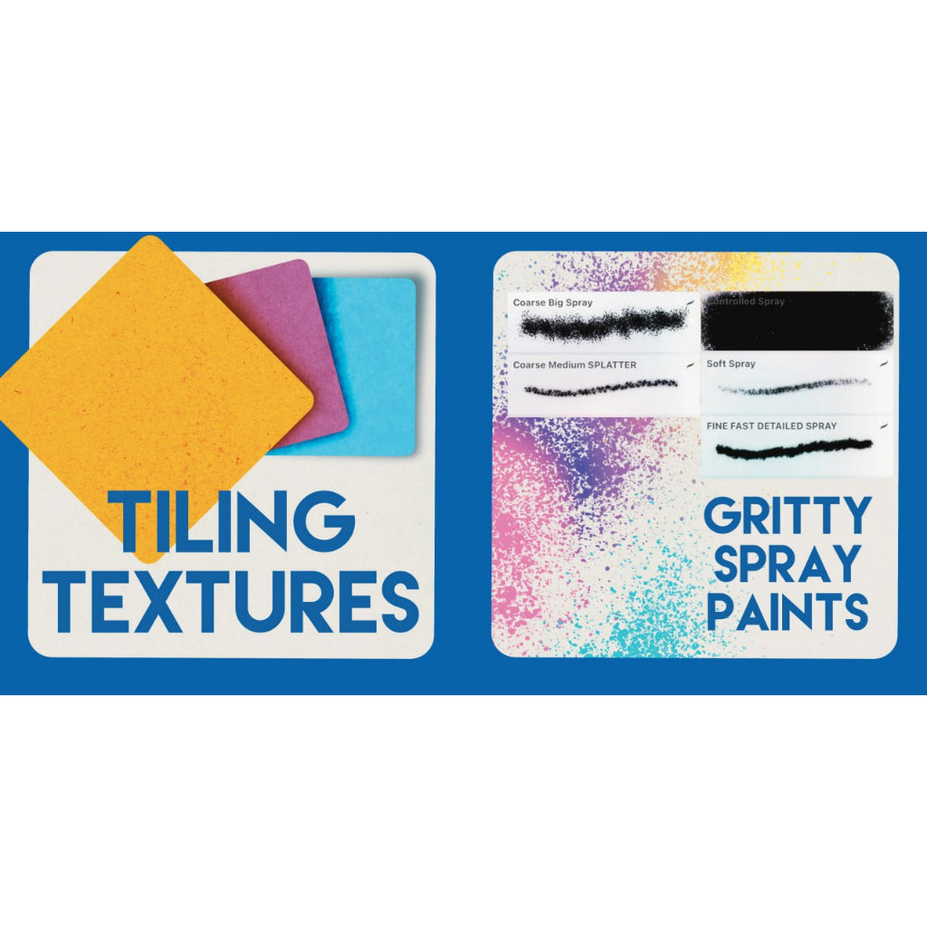 Procreate【T185】Graphic Illustration Brush Set for Procreate