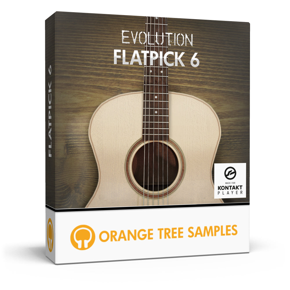 Evolution Flatpick 6  Orange Tree Samples (Win/Mac) *Kontakt Library*