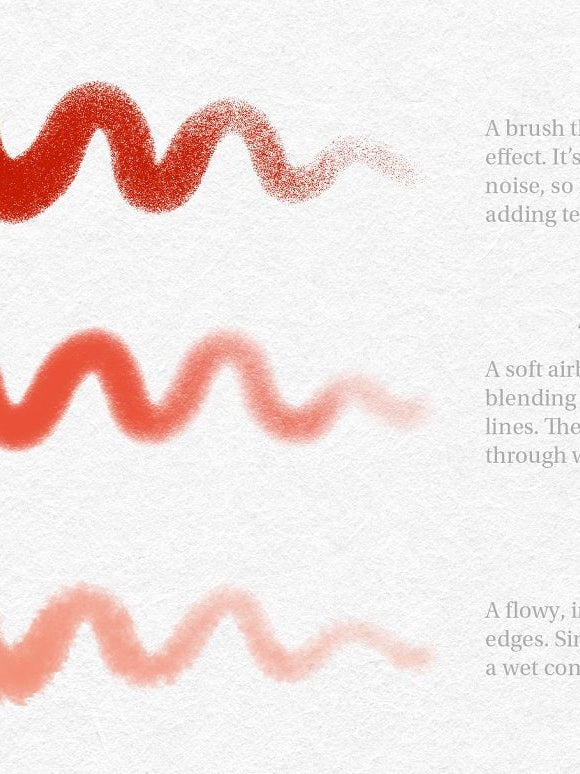 Procreate【T212】 Gouache Set - Procreate Brushes