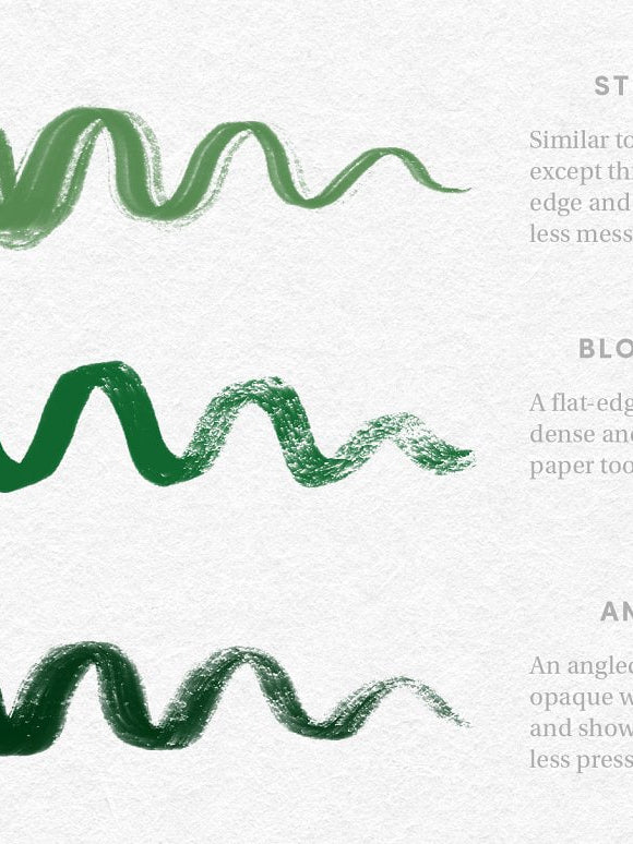 Procreate【T212】 Gouache Set - Procreate Brushes