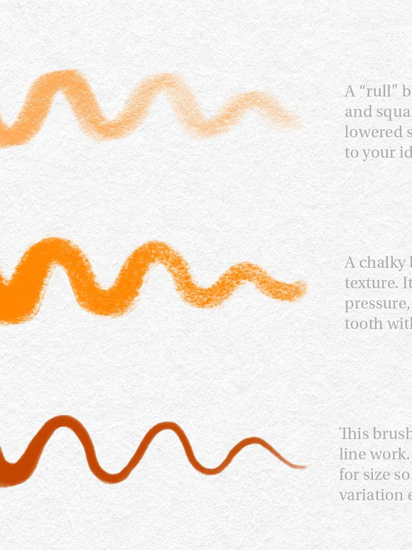 Procreate【T212】 Gouache Set - Procreate Brushes