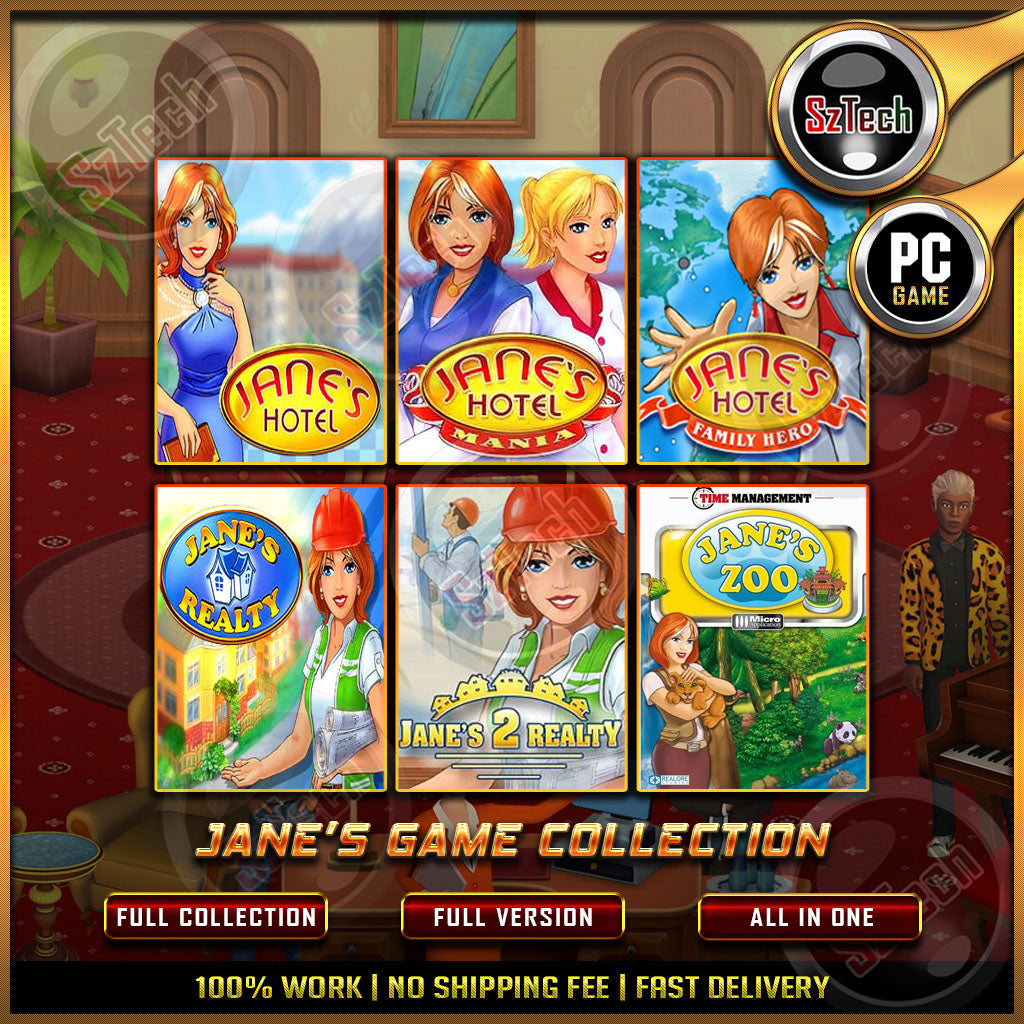 Jane's Hotel Collections [PC\LAPTOP GAME][ DIGITAL DOWNLOAD][ NOSTALGIA GAMES ][Time Management]