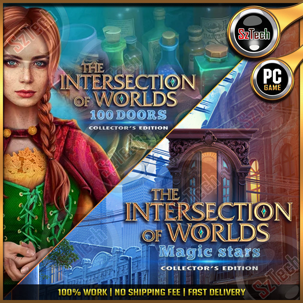The Intersection of Worlds100 DoorsMagic Stars [PC GAME]  [ DIGITAL DOWNLOAD] Hidden ObjectAdventure