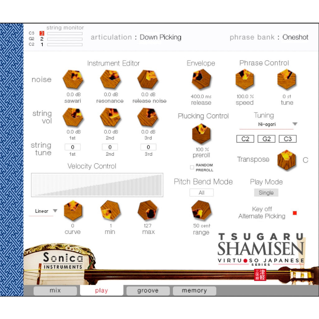 TSUGARU SHAMISEN  Sonica Instruments (Win/Mac) *Kontakt Library*
