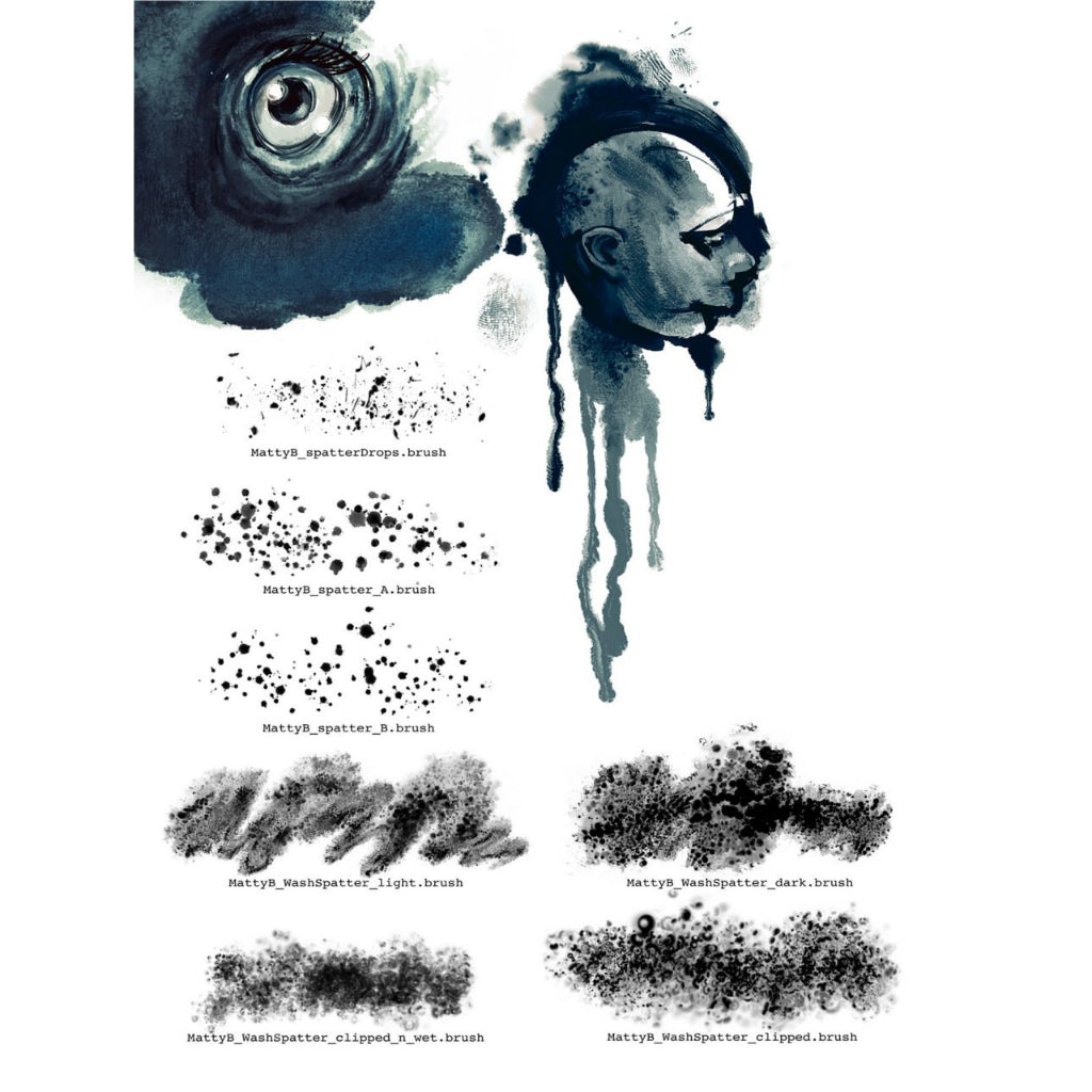 Procreate【T209】 INKDUP - Natural Ink Brushes for Procreate