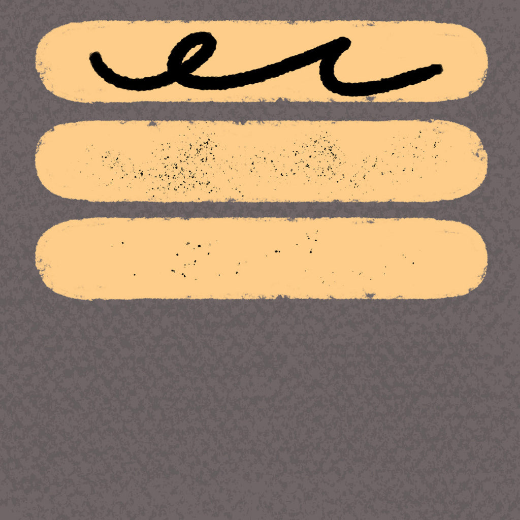 (164)Procreate and PHOTOSHOP【T164】 Textured Brush Pack