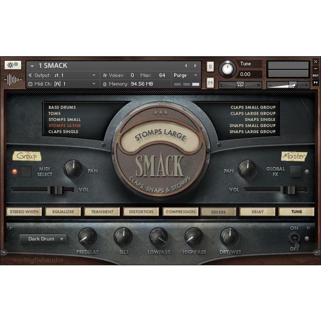 Smack  Big Fish Audio (Win/Mac) *Kontakt Library*