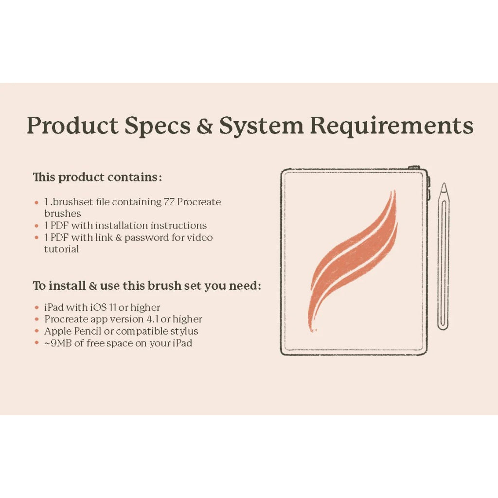 Procreate【T207】 Botanical Builder Brushset for Procreate