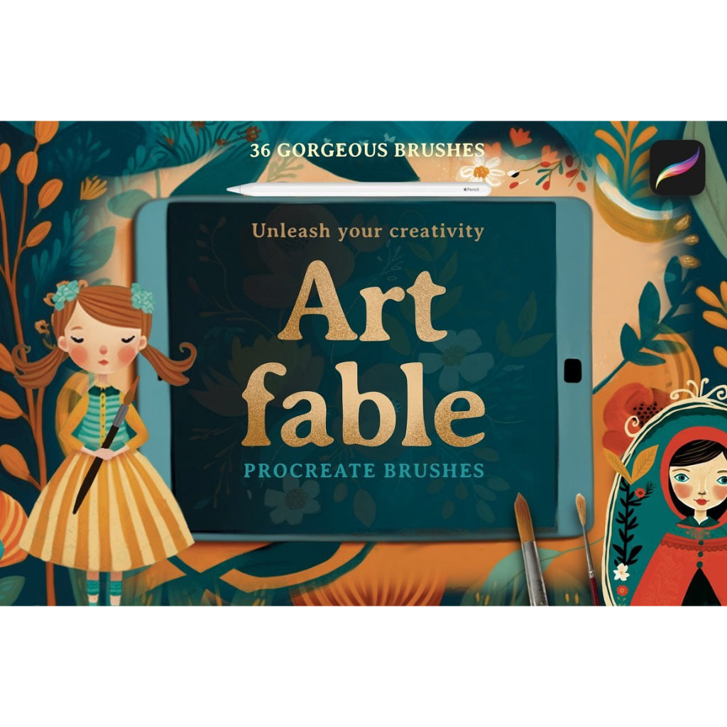 Procreate【T173】Art Fable Brushes for Procreate
