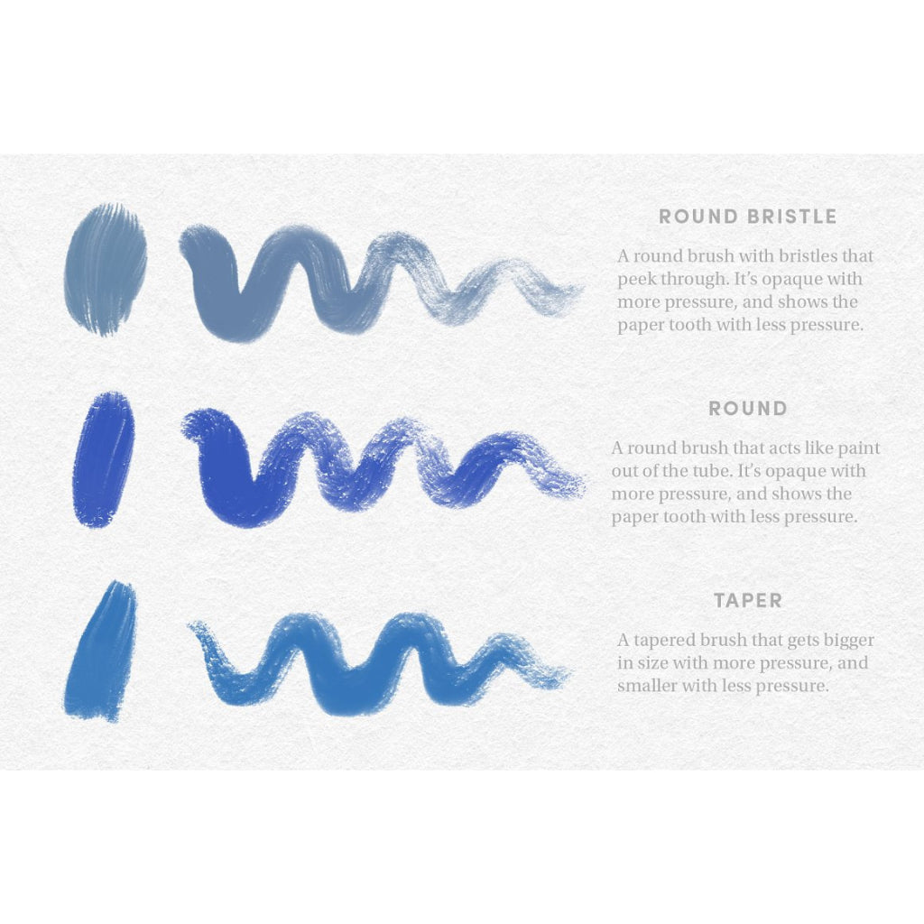 Procreate【T212】 Gouache Set - Procreate Brushes