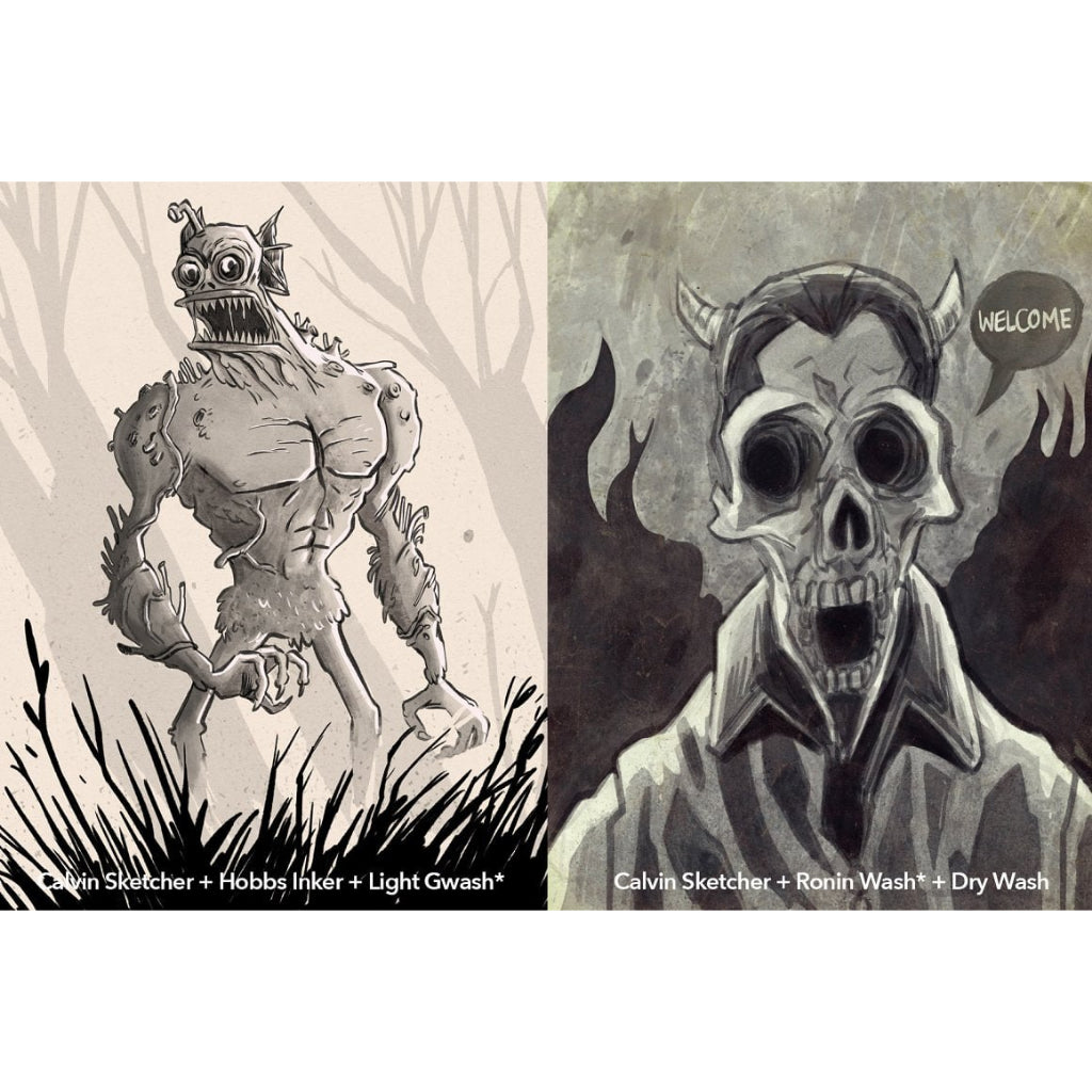 Procreate【T169】 Procreate Samurai Ink Brushes