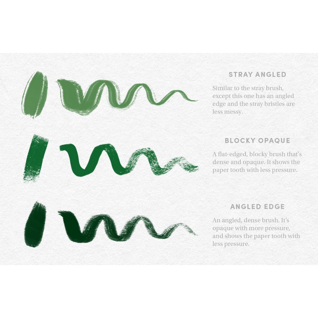 Procreate【T212】 Gouache Set - Procreate Brushes