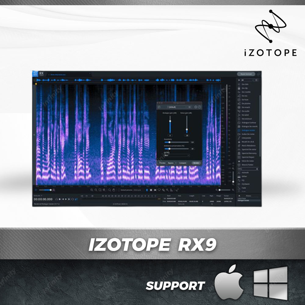 iZotope RX 9  iZotope (Win/Mac)