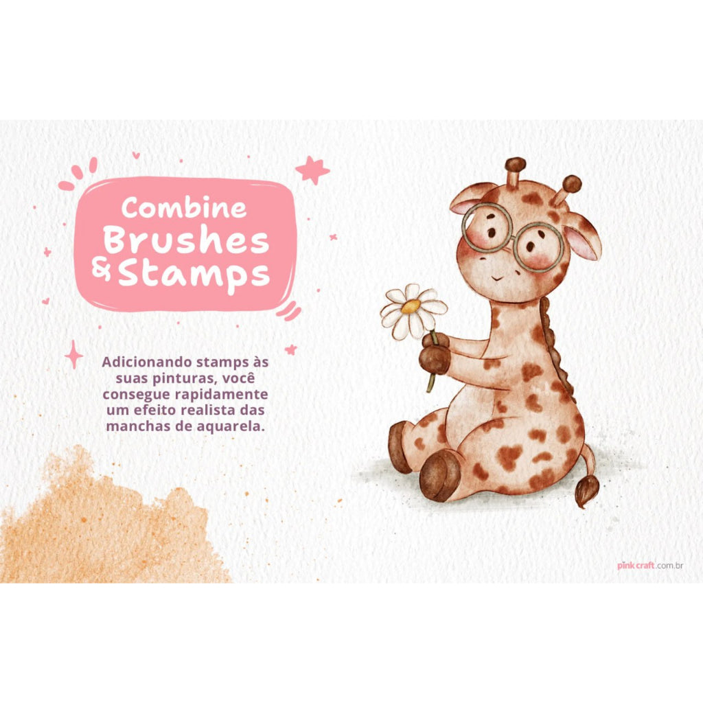 Procreate【T225】 Pinks Watercolor Brushes