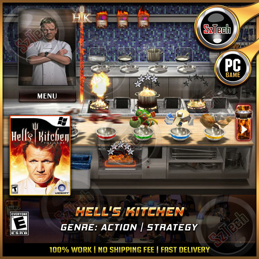 Hell's kitchen [PC/LAPTOP GAME]  [ DIGITAL DOWNLOAD] Nostalgia GamesAction Strategy