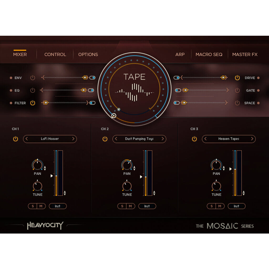 Mosaic Tape  Heavyocity (Win/Mac) *Kontakt Library*