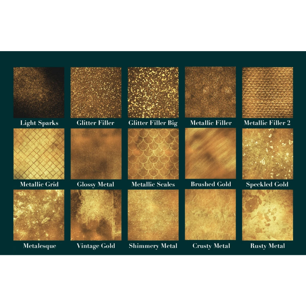 Procreate【T105】Procreate Sparkly & Metallic Effect Brushes