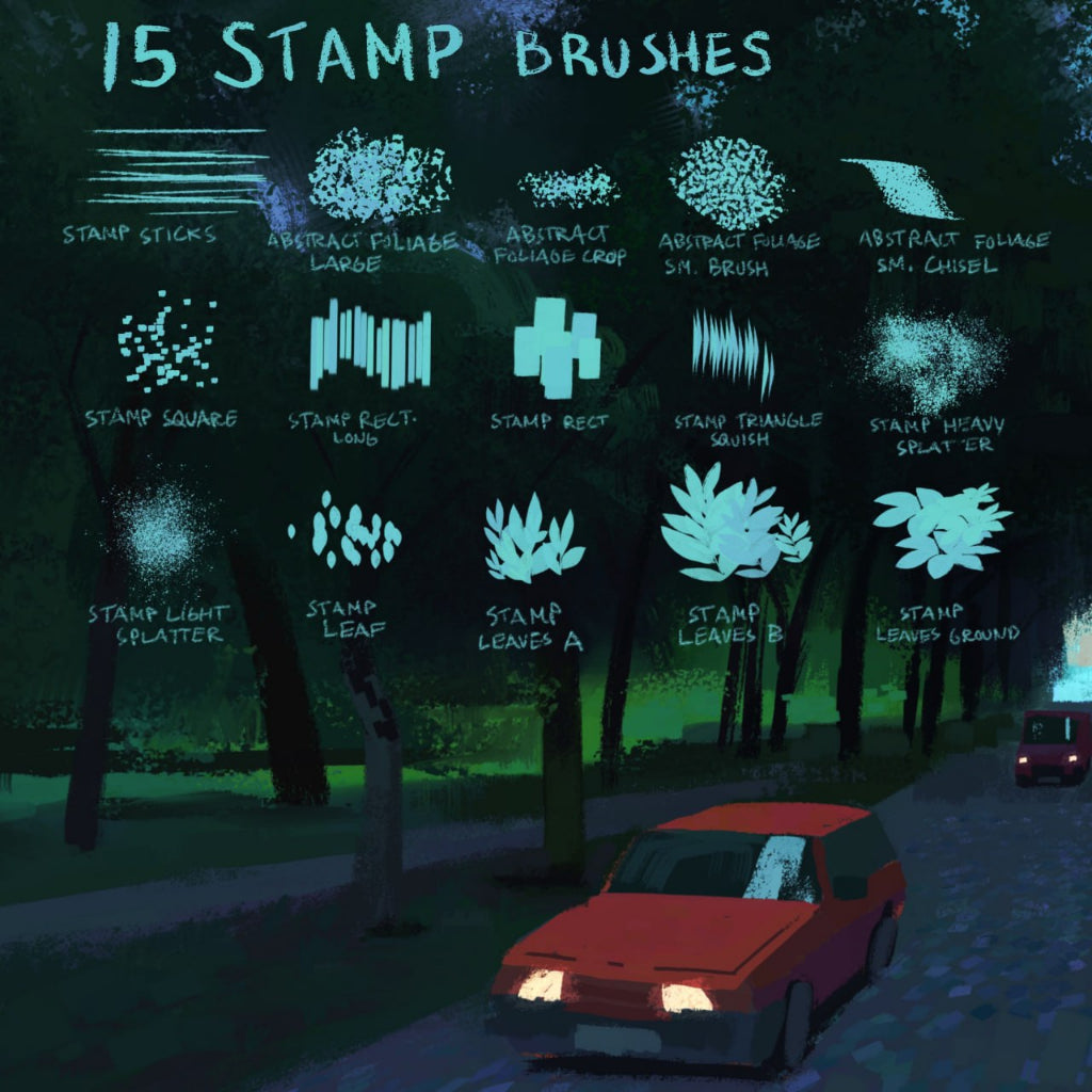 Procreate【T186】 Sketchbook Brushes for Procreate