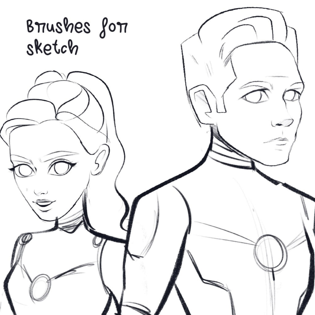 Procreate【T208】Procreate Brushes for Illustration