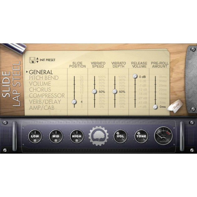 Evolution Lap Steel  Orange Tree Samples (Win/Mac) *Kontakt Library*