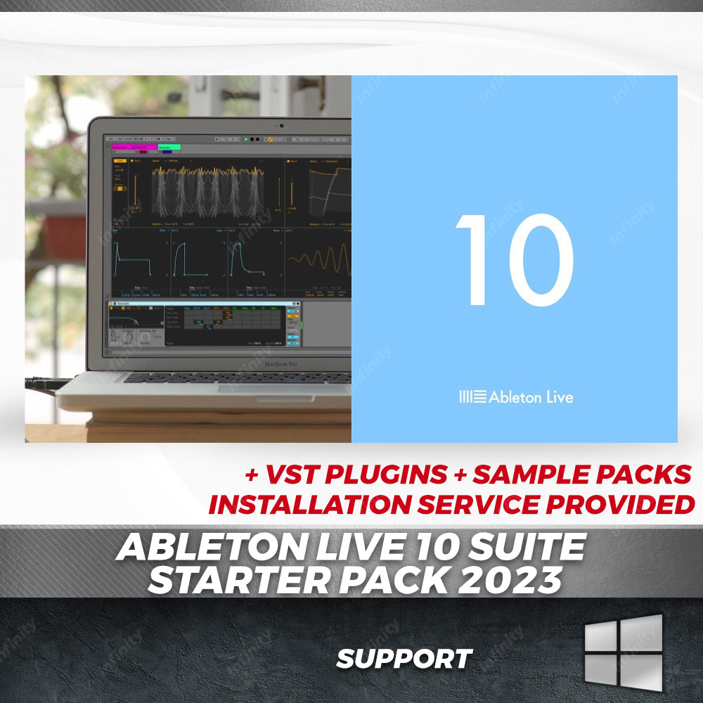 Ableton Live 10 + 15 GB Content  Musician Producer Beginner Bundle