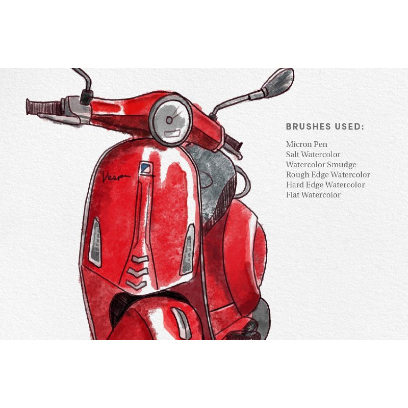 Procreate【T220】 Urban Sketching - Procreate Brushes